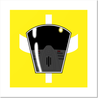 Lightspeed Rescue Yellow Ranger Visor Posters and Art